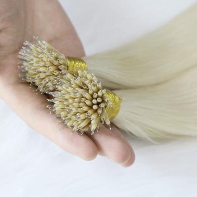 China Intact Nano Tip Itip Remi Hair Silky Straight Wave Cuticle Bead Nano Ring Hair Extensions Stick Extensions for sale