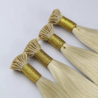 China Prebonded silky straight wave hot I whole tip curly straight raw indian hair extensions itip microlink hair extensions itip extensions for sale