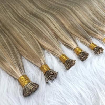 China Silky Straight Wave Customized Wholesale Good Quality Indian Hair Extensions I Tip Curly Curly Raw Indian Hair Itip Extensions I Tip for sale