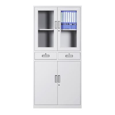 China (Other) (Other) Popular Adjustable Metal Adjustable Filing Cabinet With Glass Door And Drawer for sale