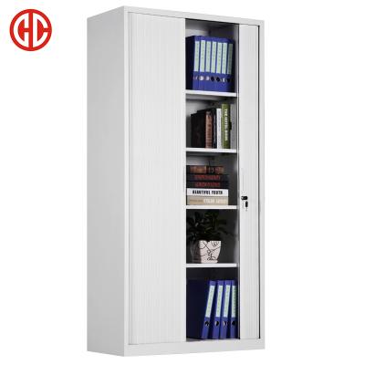 China (Other) (Other) Adjustable Adjustable Office Design Metal Filing Cabinet With Tambour Roller Shutter Door for sale