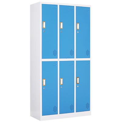 China Steel Office Equipment (Other) 6 Door Metal Office Other) Adjustable Locker Metal Adjustable File Cabinet ( for sale