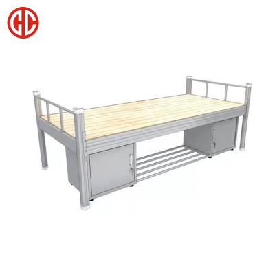 China Modern modern factory direct export view metal bed/bedroom steel furniture single metal bed for sale