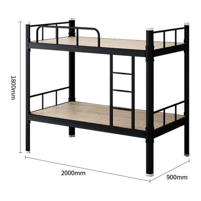 China Silent And Stable Modern Metal Metal Frame Bunk Bed Bunk Bed For Two Person for sale