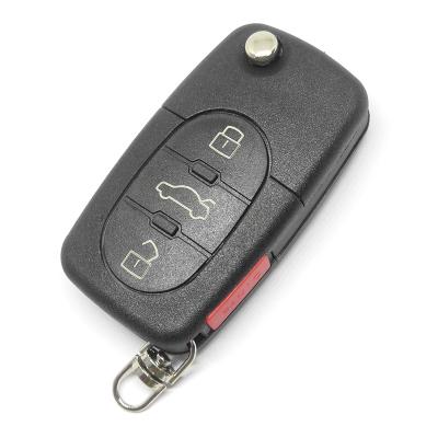 China Use for Car Remote Key for A-UDI Folding Remote Key Flip Remote Shell Cover for Car Key for sale