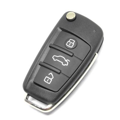 China Use For A-udi Folding Car Key A4 Universal Remote Key (315 MHz) 231G Id48 Chip, Hu66 Keyway Car Smart Key for sale