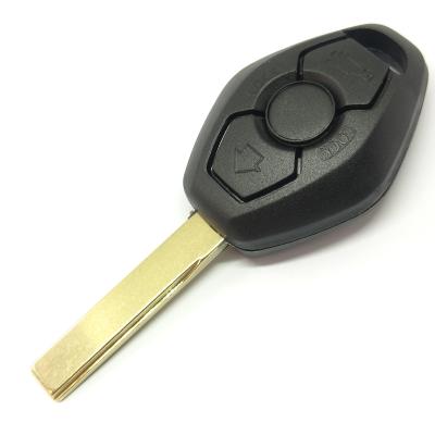 China Car Mute Key Price 3 Buttons HU92 Blade EWS Key 2 Track 315Mhz ID44 Chip Good For BMW Mute Key Blades for sale