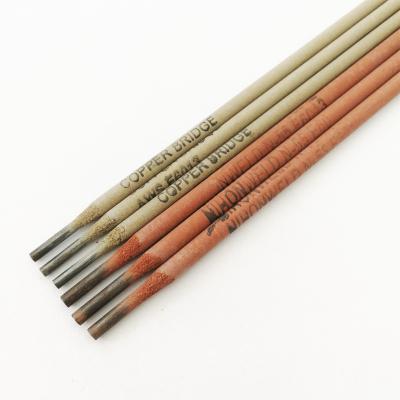 China Welding rods aws e6013 low price copper bridge brand 2.5mm-5.0mm low carbon steel welding electrode sticks for sale