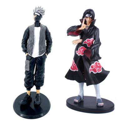 China High Quality 28CM PVC Anime Action Figure High Quality Toy Uchiha Itachi Hatake Kakashi for sale