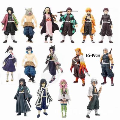 China High Quality 16CM Demon Slayer Kimetsu None Yaiba Kamado PVC Toy Model Anime Action Figure With Box for sale