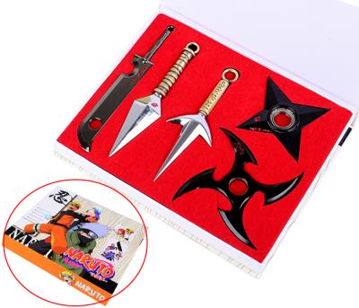 China High Quality Cosplay Headband Ring Kunai Knife Shuriken Hatake Kunai Weapon Set For Boy Gifts for sale