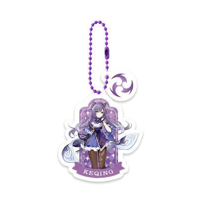 China High Quality Cute Anime Game Genshin Impact Pendant Bag Pendant High Quality Cute Acrylic Key Chain for sale