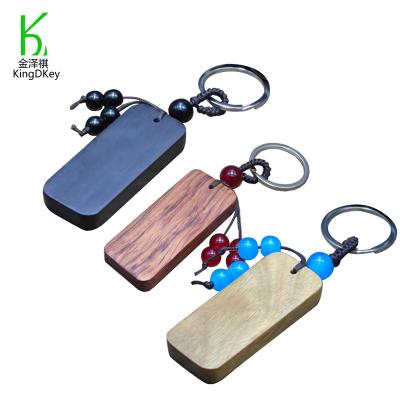 China Custom Laser Logo Wood Keychain Logo Design Blank Wooden Keychain Custom Souvenir Wooden Promotional Product for sale