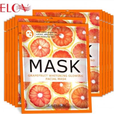 China Professional Korean Whitening Moisturizer China Hydrate Sheet Fruit Organic Facial Mask for sale