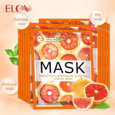 China Moisturizer OEM ODM Manufacturer Best Whitening Hydrating Leaf Fruit Leaf Facial Mask for sale