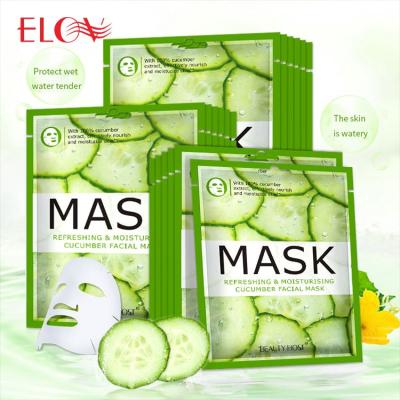 China Anti-Wrinkle Private Label Moisturizing Sheet Fruit Natural Organic Whitening Facial Mask for sale