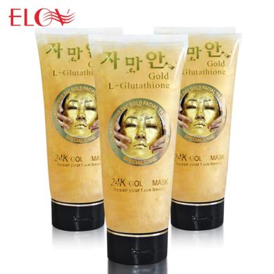 China Anti-Wrinkle Private Label Skin Care Natural Deep Cleansing Peel Off Anti-Wrinkle 24K Gold Gel Face Mask for sale