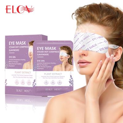 China Anti-Wrinkle OEM ODM Eye Spa Wholesale Disposable Sleep Eye Patch Pads Herbal Lavender Relax Sleep Steamer Warm Eye Mask for sale