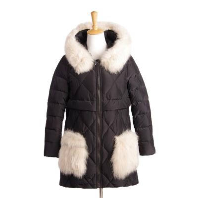 China 2019AW Winter Anti-Shrink Fashion Quilted Jacket With Fur China Cheapest Good Quality for sale