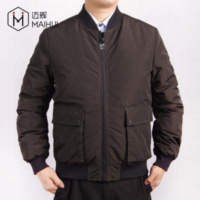 China Hangzhou Maihui Supplier Warm Golden Fashion Winter Padded Jackets Mens Breathable for sale