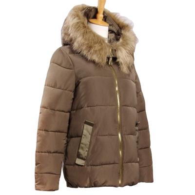 China 2018 Breathable Ladies Clothing OEM Style Fur Hood Down Women Winter Jacket for sale