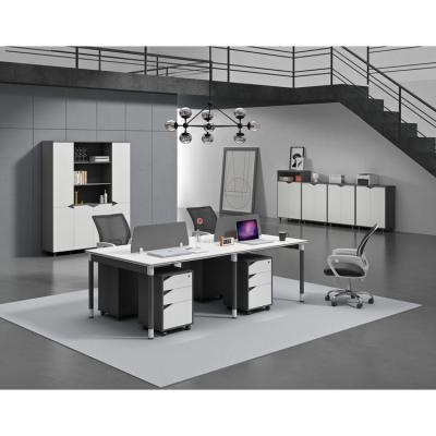 China Modern Melamine E1 Panel Person Staff Office Partition Office Furniture Office Workstation Desks for sale