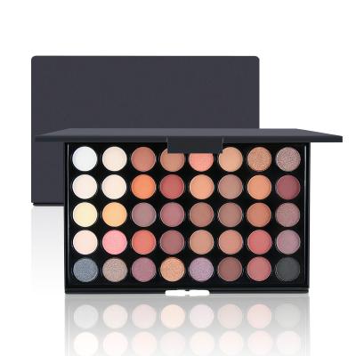 China Waterproof Nude Palette Matte Eye Shadow 40 Colors Eyeshadow Custom Palette Waterproof Eyeshadow Palette for sale