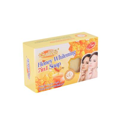 China ICESUMMER Wholesale Custom Handmade Soaps Basic Cleaning Whitening Body Soap Bath Soap for sale