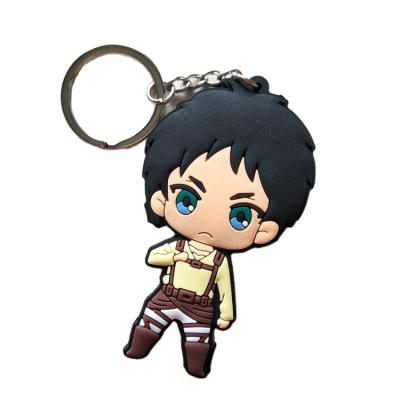 China Keys New Arrive Wholesale Exquisite Metal Key Chain Anime Wings of Free Survey Attack on Titan Key Chain for sale