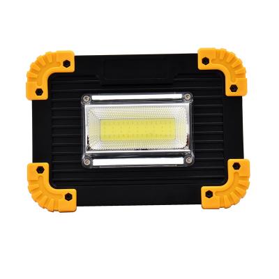 China ABS Factory 1000 Lumens Flood Lights Rechargeable Batteries Flood Lights Lantern COB LED Camping Work Lights for sale