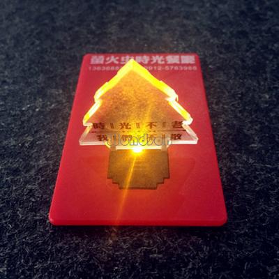 China Good for OEM Logo Printing 3.5mm Mini Portable Card LED Pocket Light Home Lamp for sale