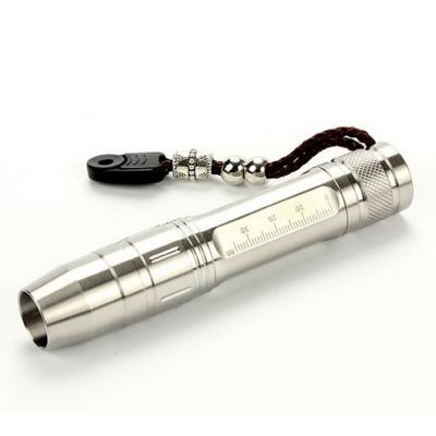 China Camping Torch Jade Jewelry Detector LED 395nm UV+Yellow+White Ultraviolet Light Flashlight for sale