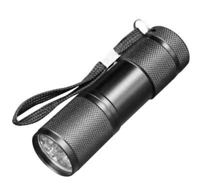 China 560nm Hydroponics Camping Plants Grow 9 LED Green Light Beam Flashlight for sale