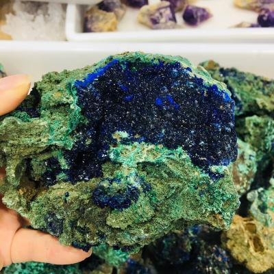 China Wholesale Natural Stone Specimen Rough Azurite Crystal Azurite Quartz Crystal from Europe for sale