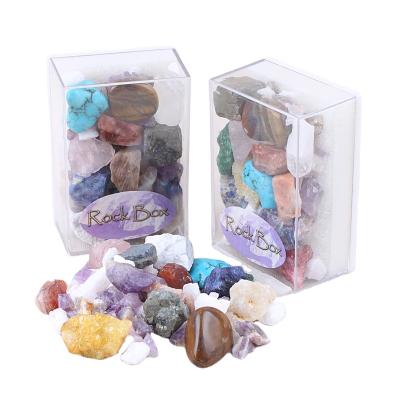 China Rough Stone Gift Box Crystal Rocks Mineral Specimen Natural Healing Crystal Wholesale from Europe for sale