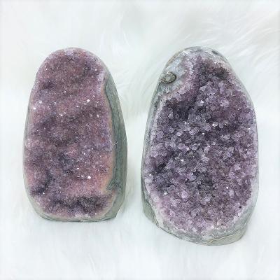 China China Hot Sale Natural Colorful Crystal Pink Amethyst Geode Cave Amethyst Geode for sale