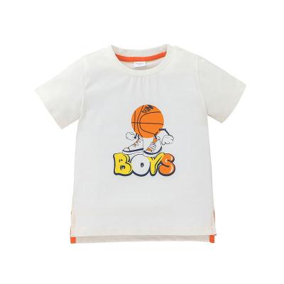 China New summer breathable stain boys round neck short-sleeved T-shirt printing children's top foreign trade wholesale for sale