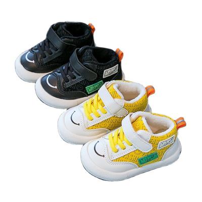 China Baby Toddler Breathable Shoes Autumn And Winter 2022 New Velvet Baby Boy Single Soft Warm Casual Shoes Plus Shoes for sale