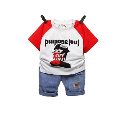 China Anti-Shrink Made in China Garment Set Babies Summer Wears Street Style Fashion Newborn Clothes Sets Baby Wear for sale