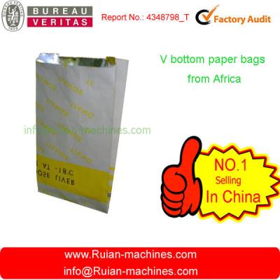 China Plain Brown Kraft Paper Bag Machine for sale