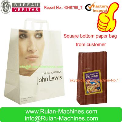 China paper bag making machine/paper bag machine /paper shopping bag making machine for sale