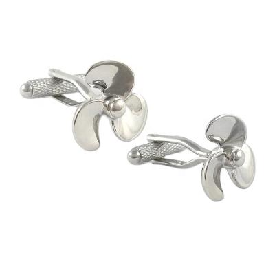 China High Quality Cuflink Brass ALLOY Mens Flower Shape Girls Shirt Cufflinks for sale