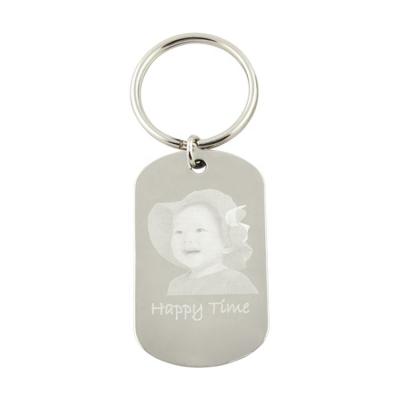 China Europe Laser Cut Metal Bulk Blank Dog Tag For Keychains for sale