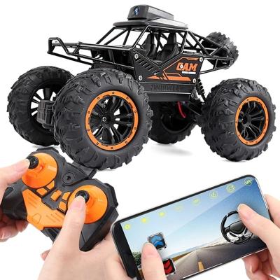 China Duable Mobile APP Control RC Car With 1080P HD Camera Cross Country High speed Drift Off-road Car Double Steering Buggy RC Rock Crawler for sale