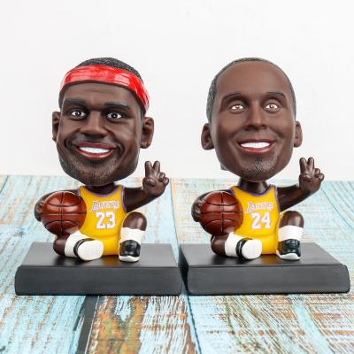 China Retail Painting James Curry Harden Kobe Basketball Star Vinyl Flip Leader Figure Custom Famous Basketball Player Flip Leader Doll for sale