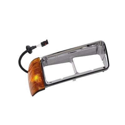 China Nuopei headlight/headlight bezel for freightliner FLD120 OEM A06-20738-001 A06-20738-000 for headlight case with corner lamp standard size for sale