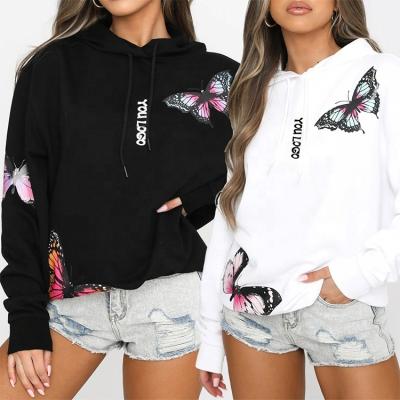 China Breathable Womens Clothing Tops Winter Casual Pullover Hoodie Women Fashion Long Sleeve for sale