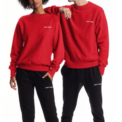 China Breathable Customized Long Sleeve Men's And Women's Sweatshirt And Jogger Sets Cotton Tracksuits Unisex Sweatshirt Set Women for sale