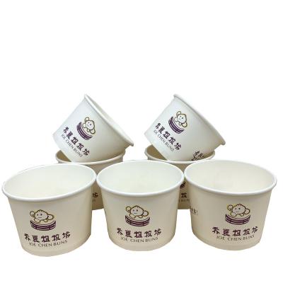 China Eco-friendiy Disposable Food Grade 12oz 16oz 20oz Custom Printed Disposable Paper Bowl for sale