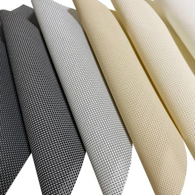 China High Quality Flame Retardant PVC Sunscreen Roller Shade Fabrics/Sunscreen Fabric For Roller Shade for sale